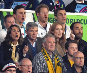 Prince Harry and the Middletons 