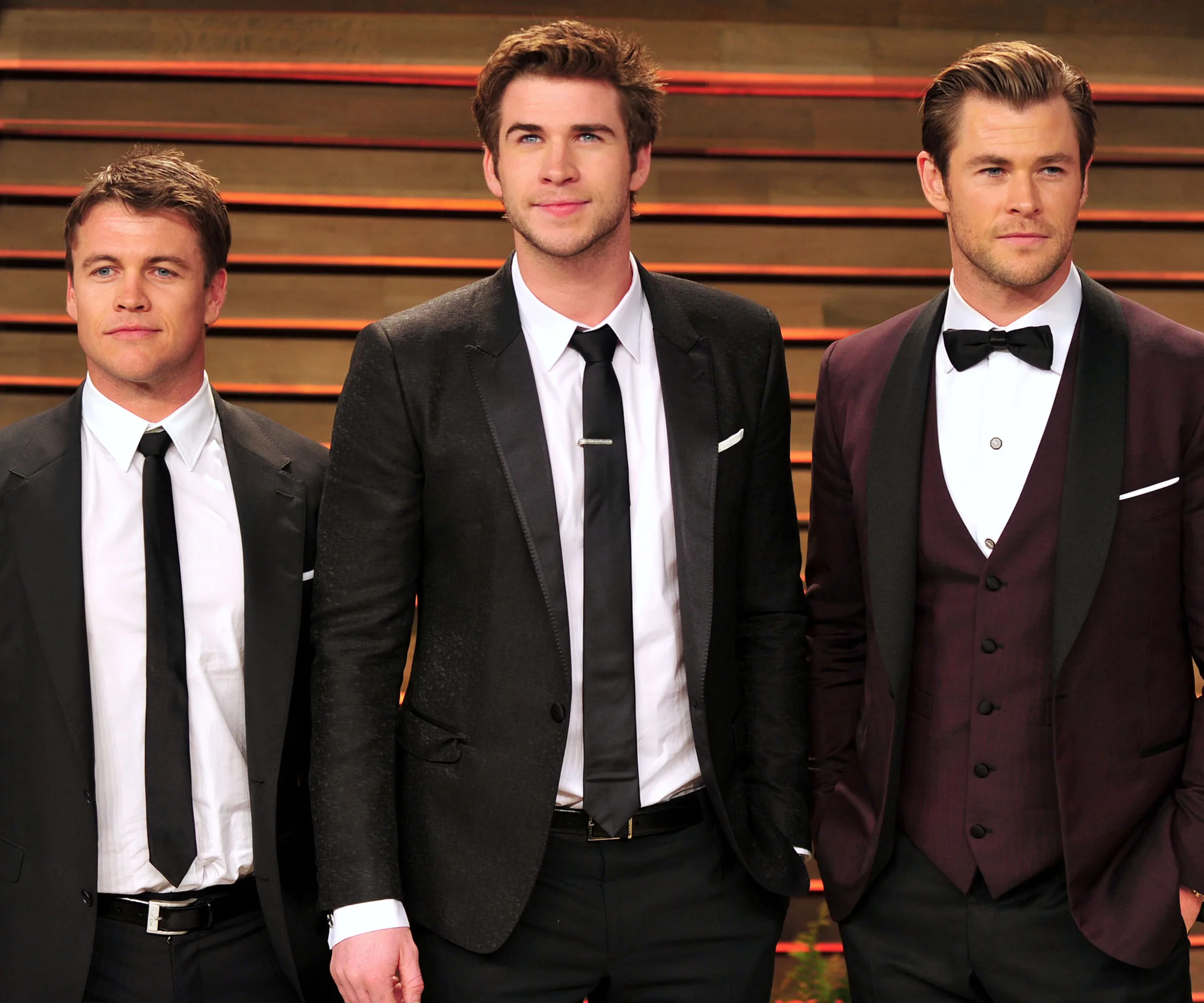 Luke, Liam and Chris Hemsworth