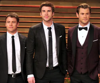 Luke, Liam and Chris Hemsworth 