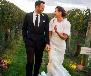 Bridget Moynahan and Andrew Frankel 