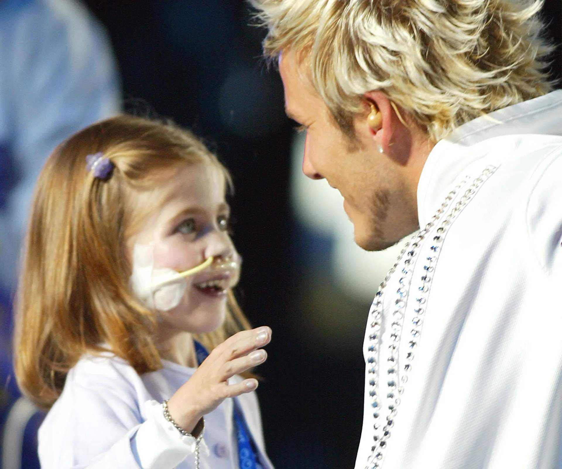 David Beckham and Kirsty Howard