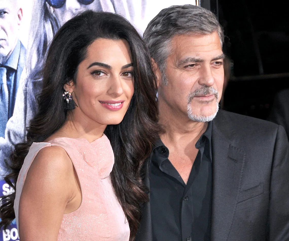 Amal and George Clooney