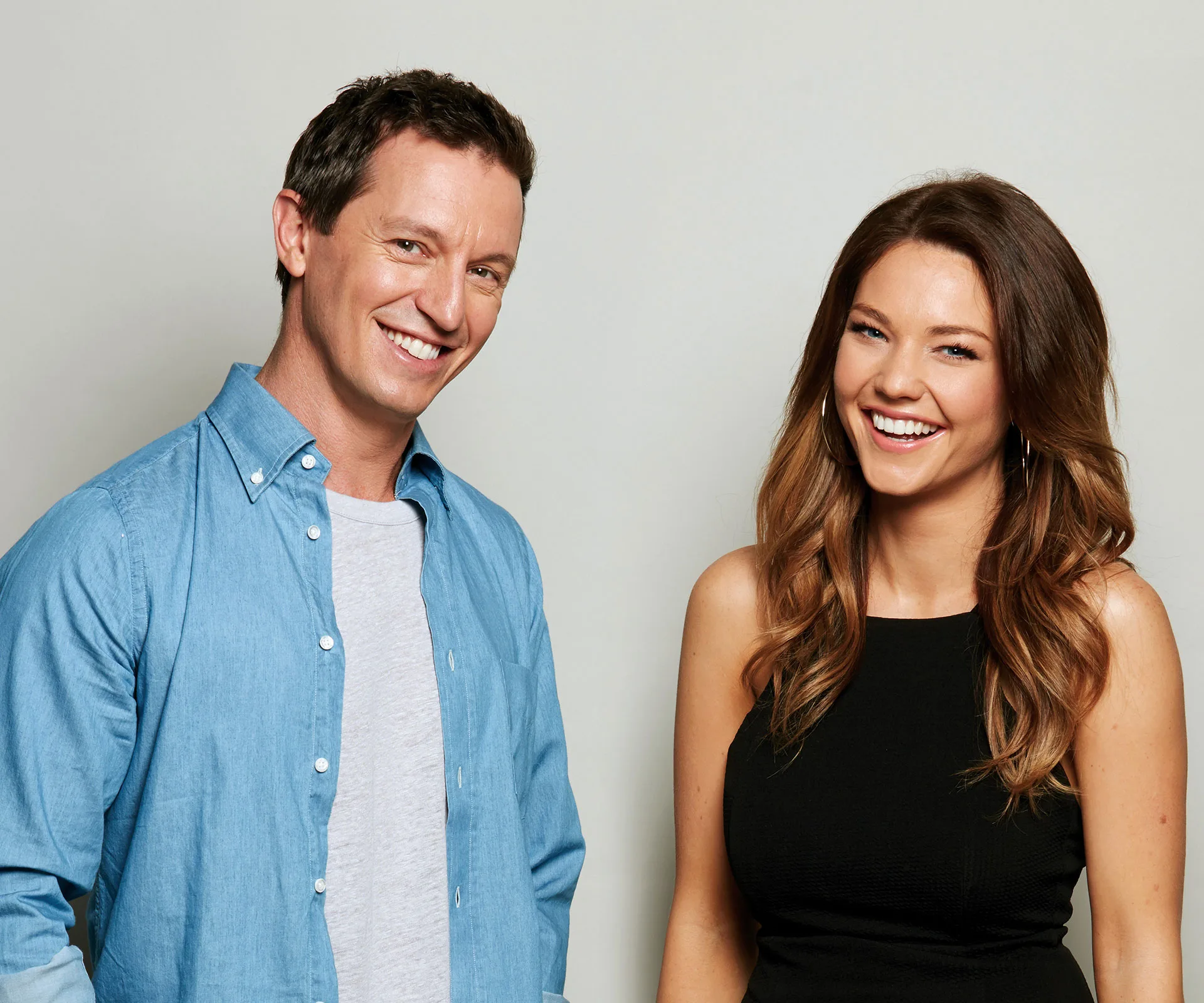 Sam Frost and Rove McManus