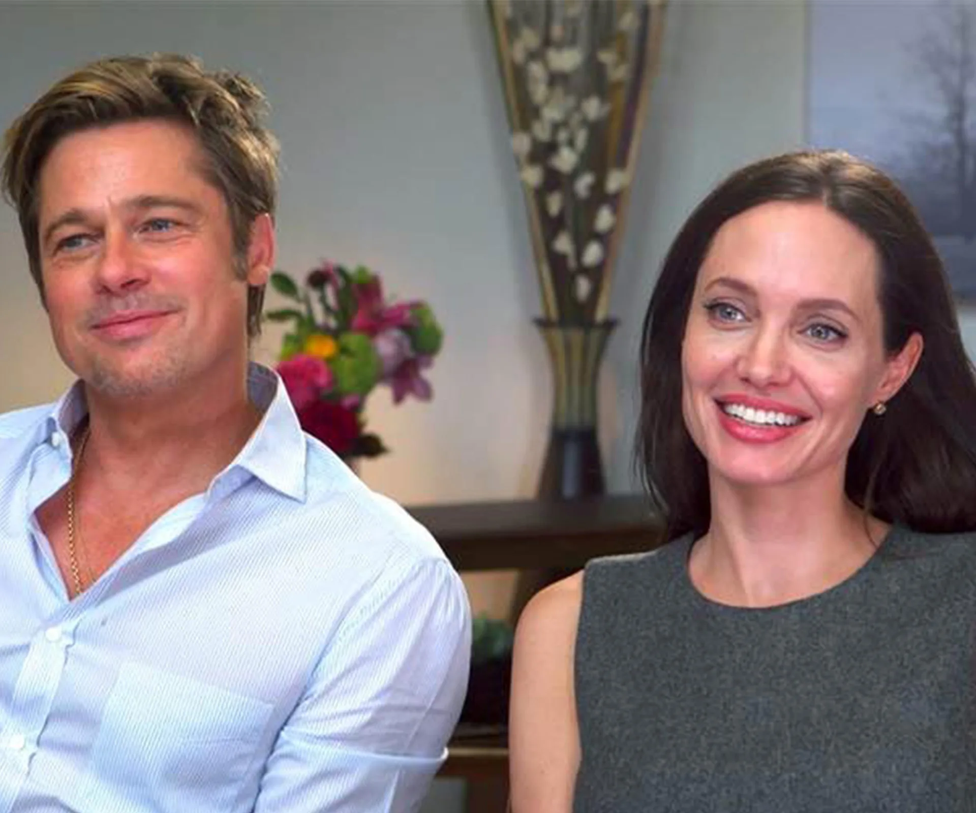 Angelina Jolie and Brad Pitt