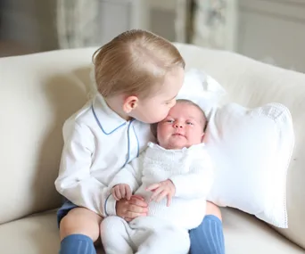 Princess Charlotte and Prince George 