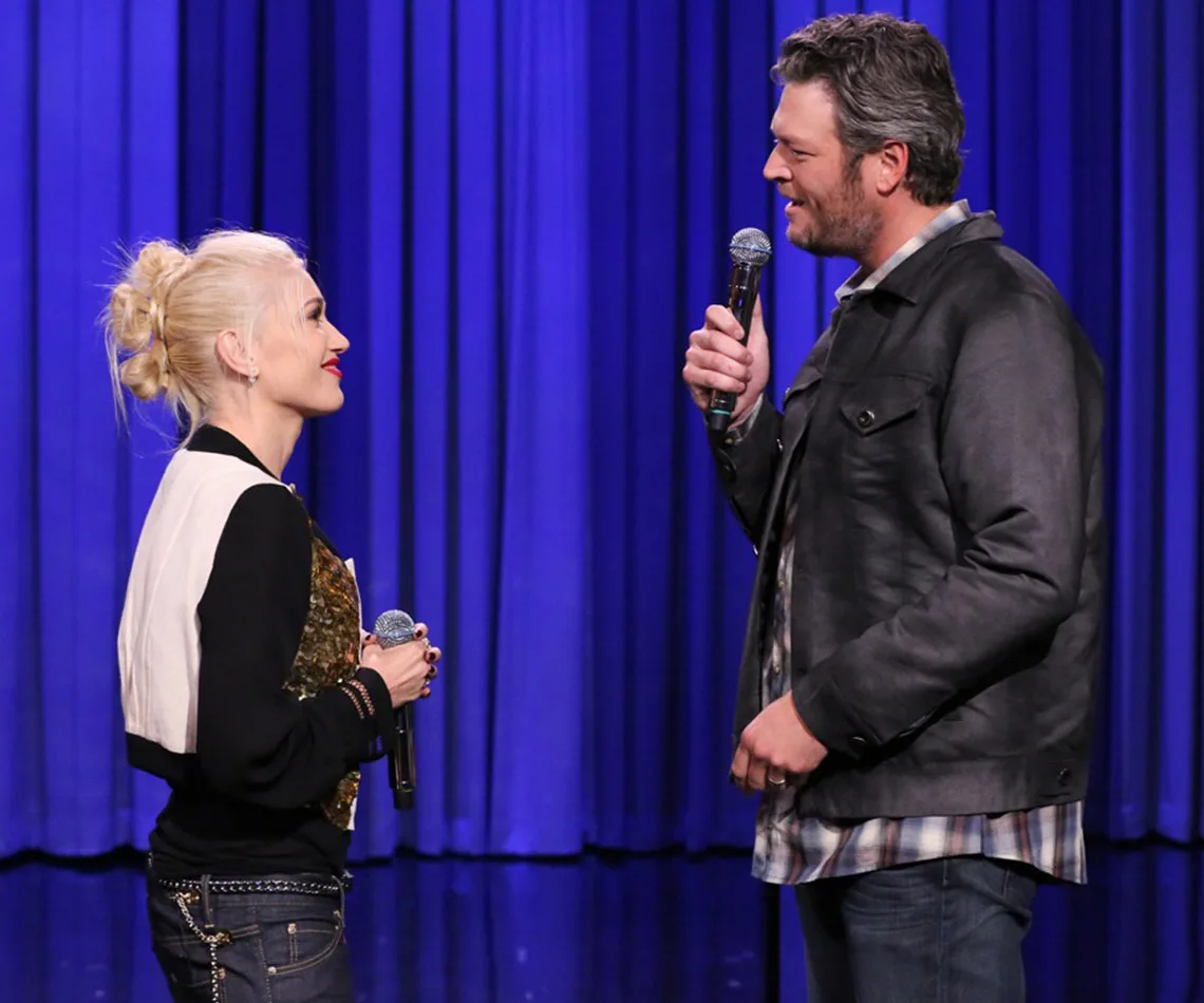 Gwen Stefani and Blake Shelton