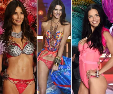 The 2015 Victoria's Secret Fashion Show, Lily Aldridge, Kendall Jenner, Adriana Lima