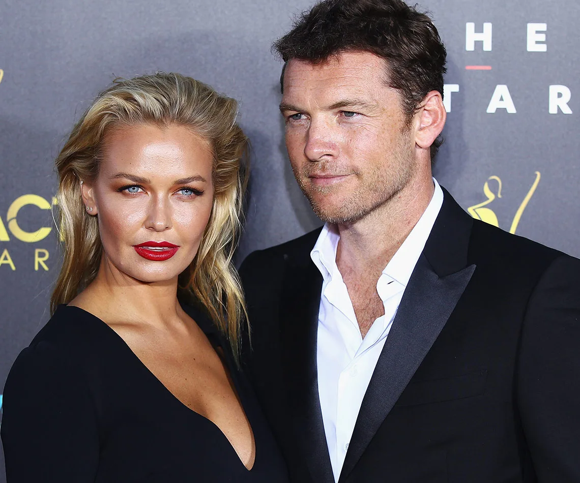 Lara Bingle and Sam Worthington