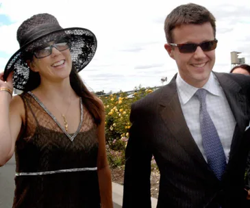 Princess Mary and Prince Frederik at the Melbourne Cup
