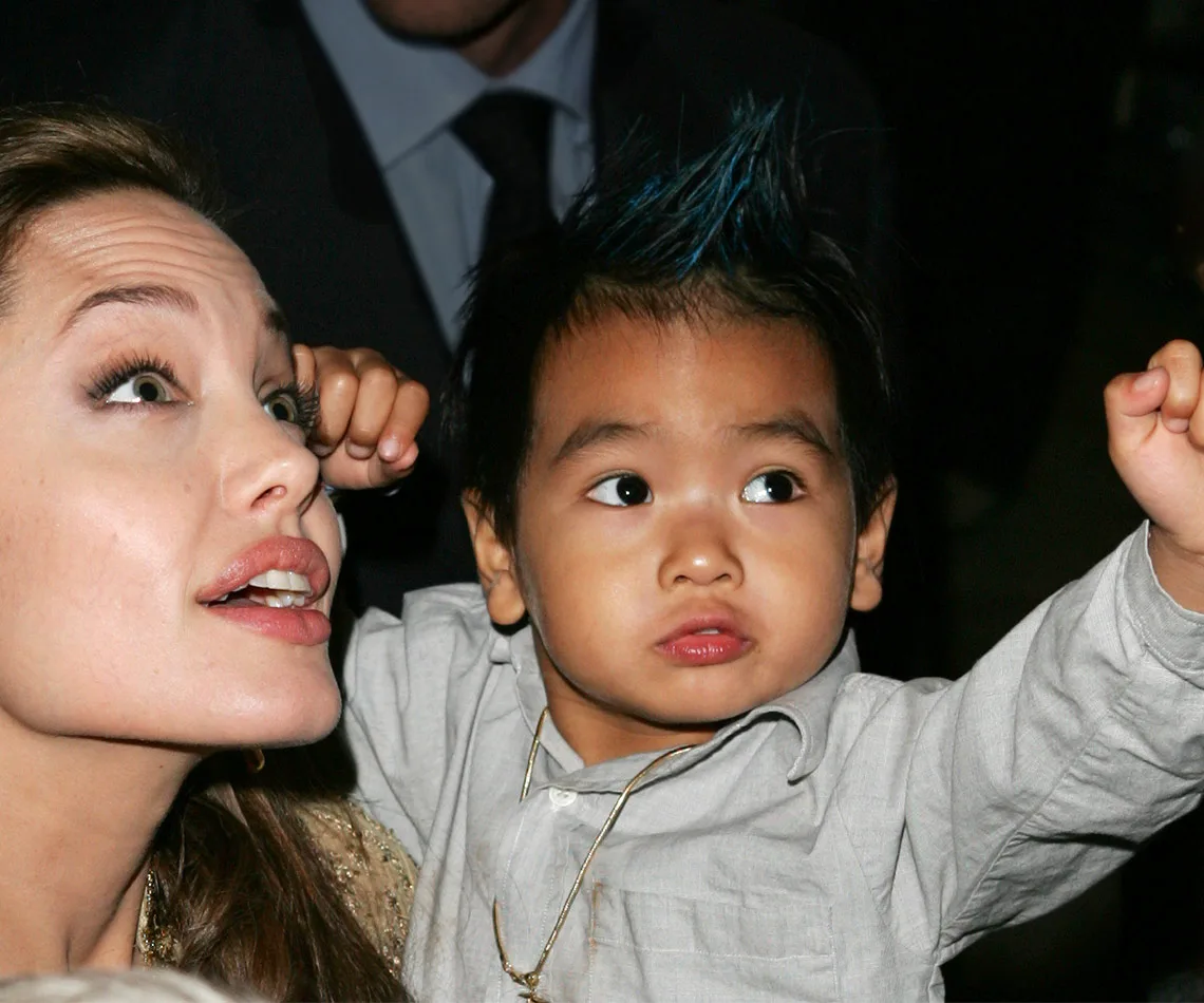 Angelina Jolie and Maddox Jolie PItt