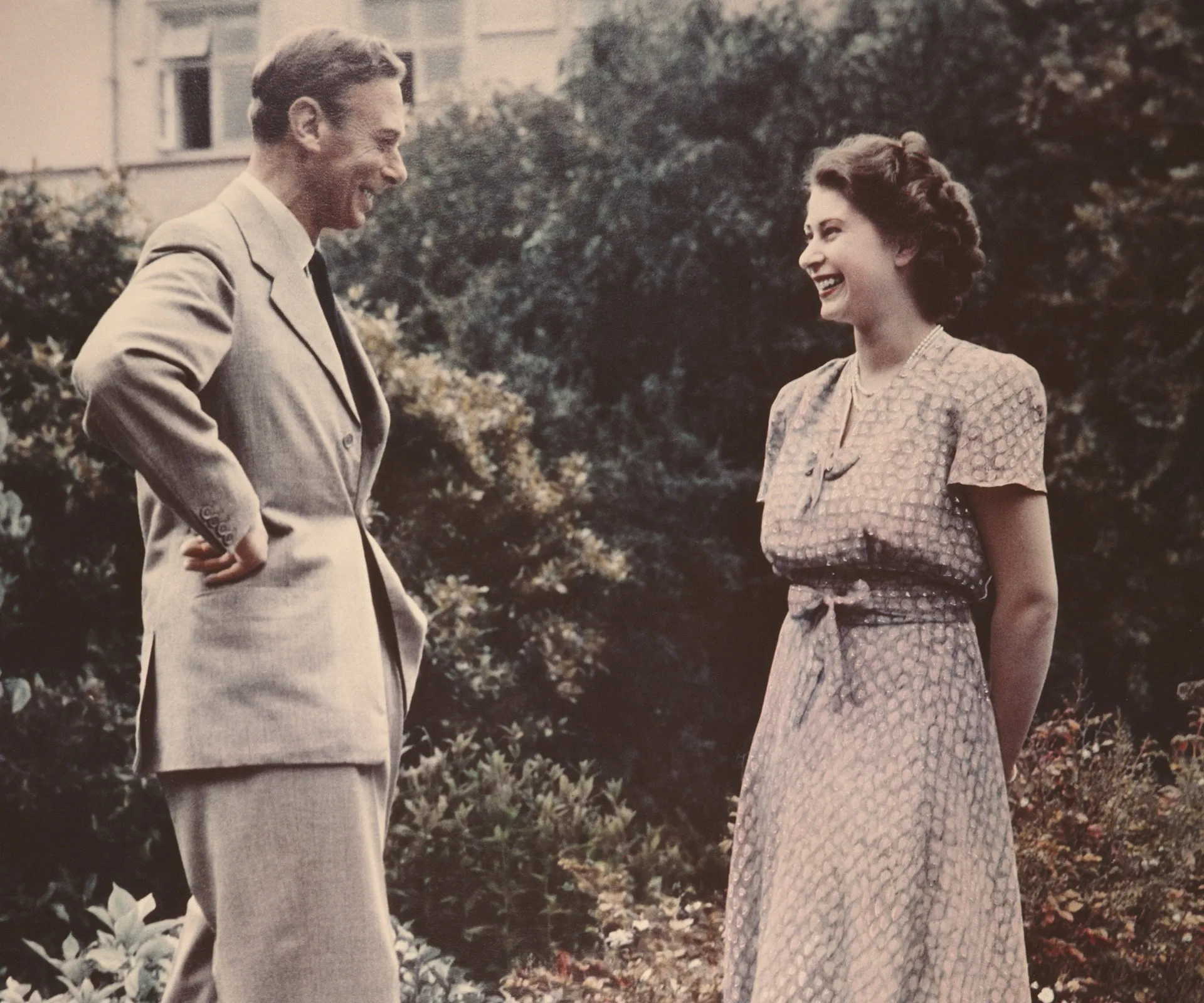 King George VI and Princess Elizabeth