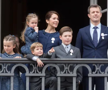Princess Mary, Prince Frederik, Prince Christian, Princess Isabella, Princess Josephine, Prince Vincent
