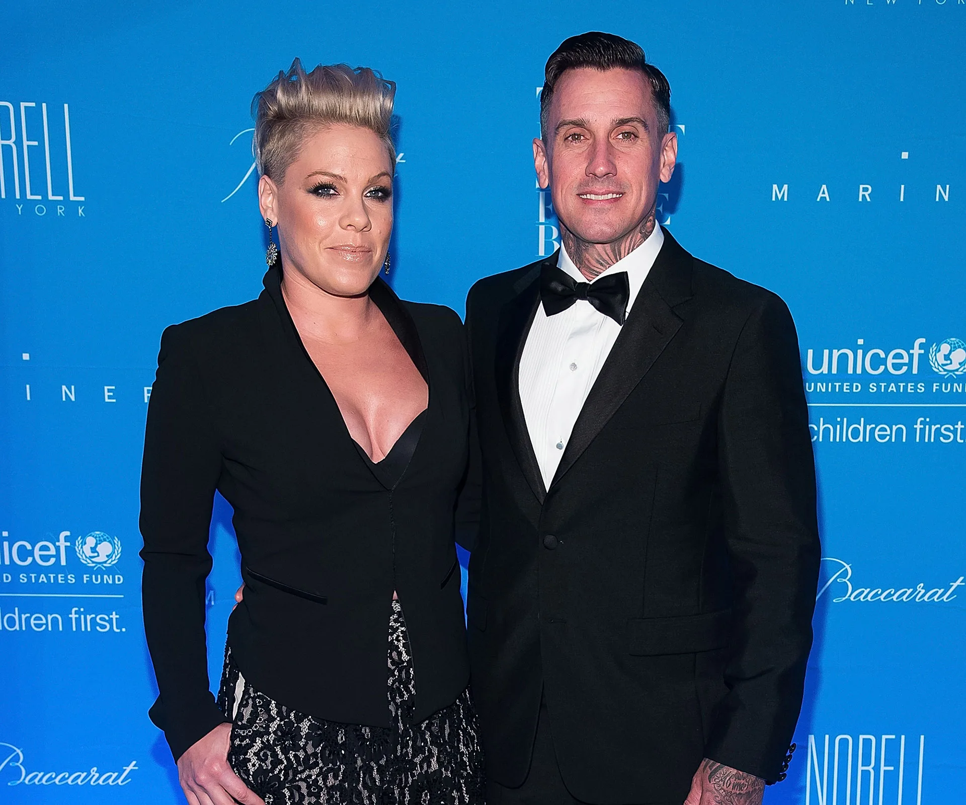 Pink and Carey Hart