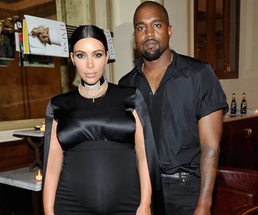 Kim Kardashian and Kanye West 