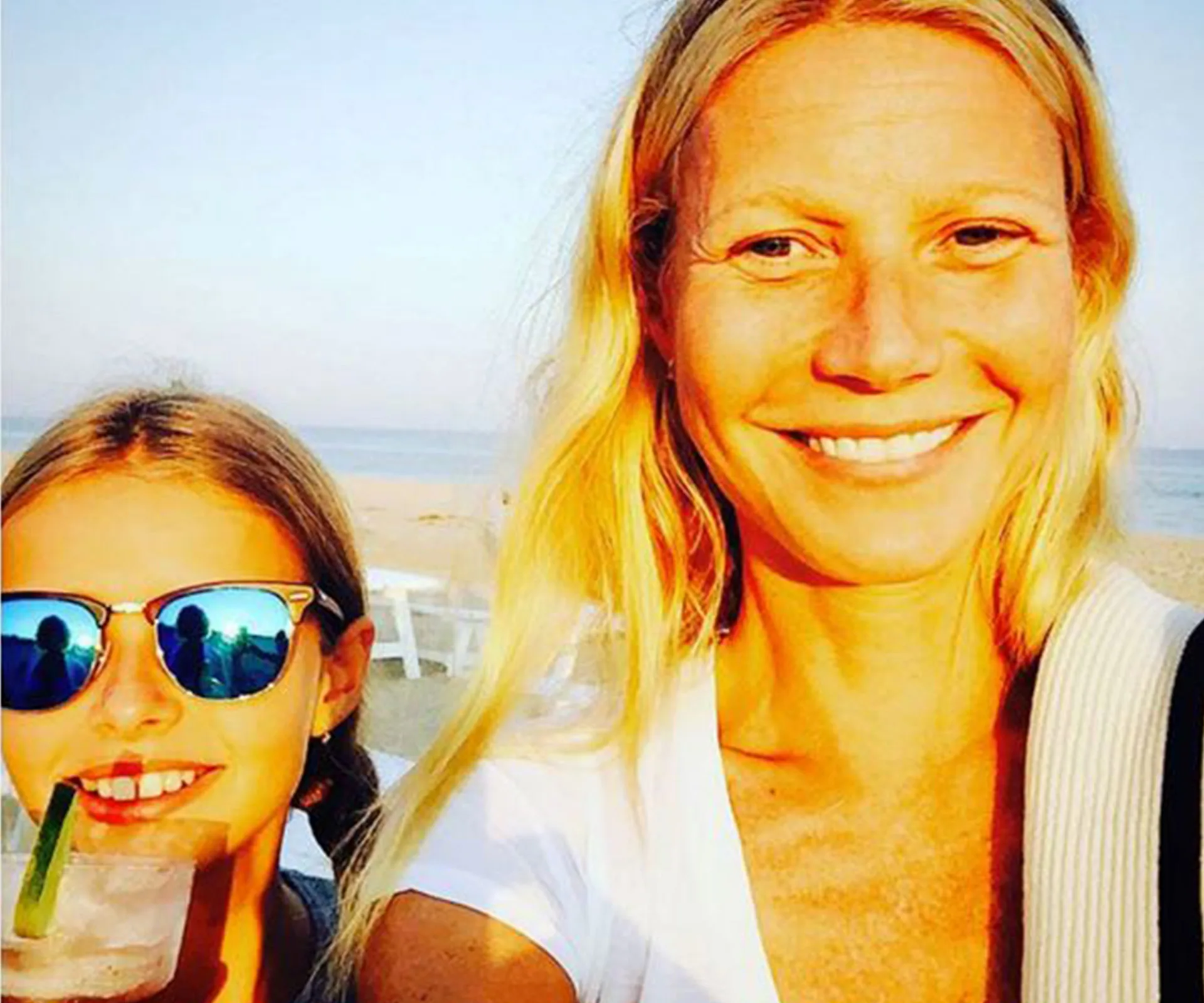 Gwyneth Paltrow and Apple Martin