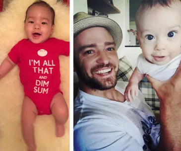 Rockwell Liu and Justin and Silas Timberlake 