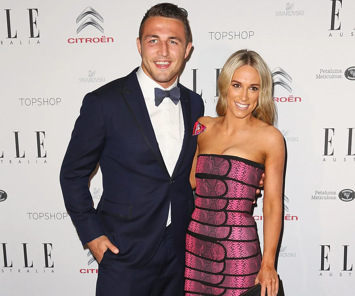 Sam Burgess and Phoebe Hooke