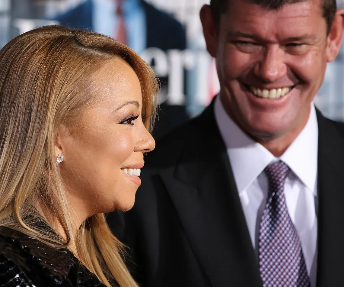 James Packer and Mariah Carey