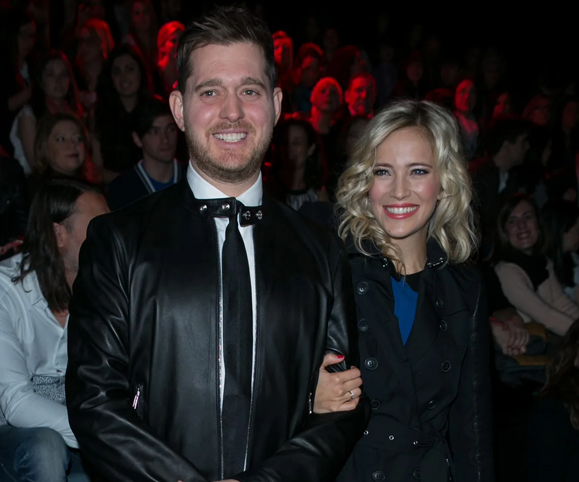 Michael Buble and Luisana Lopilato