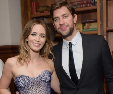 Emily Blunt and John Krasinski 