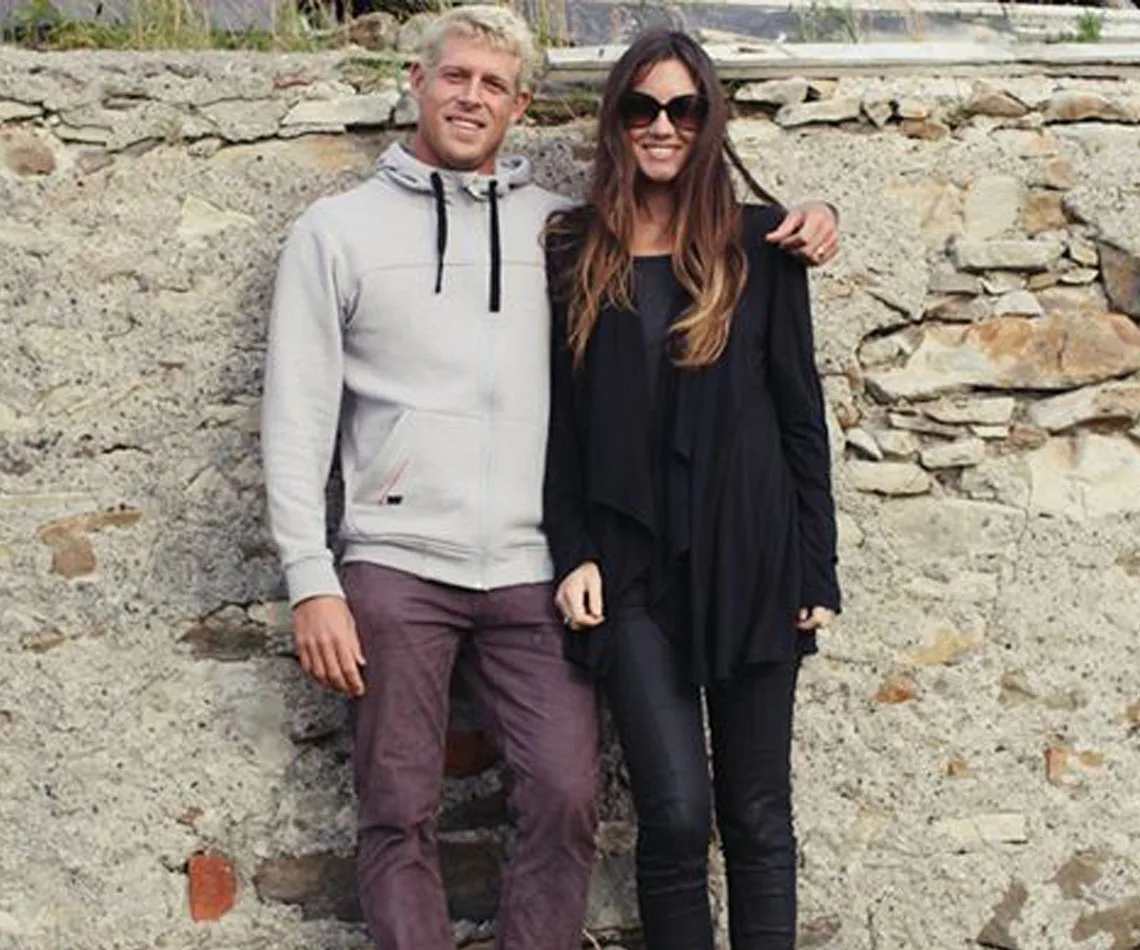 Mick Fanning and Karissa Dalton