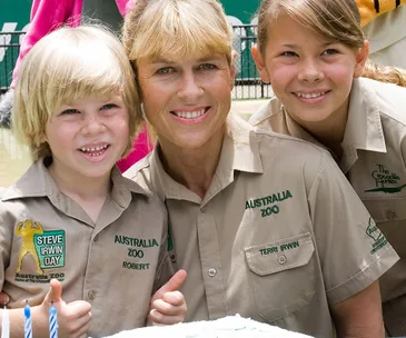 Bindi, Bob and Terri Irwin