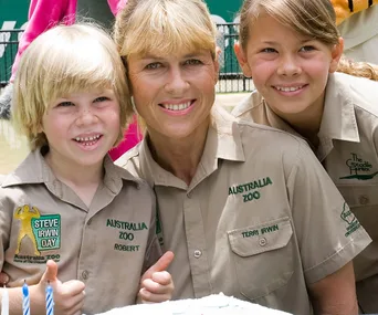 Bindi, Bob and Terri Irwin