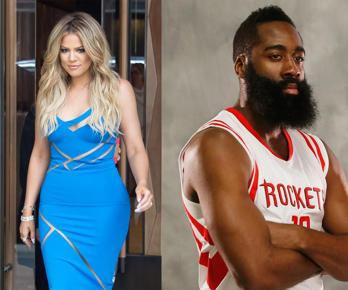 James Harden and Khloe Kardashian