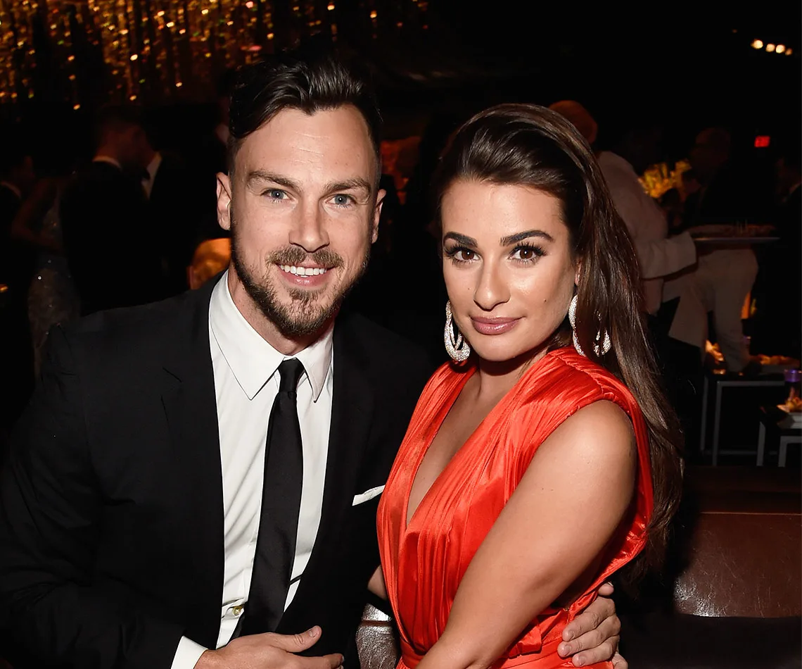 Matthew Paetz and Lea Michele