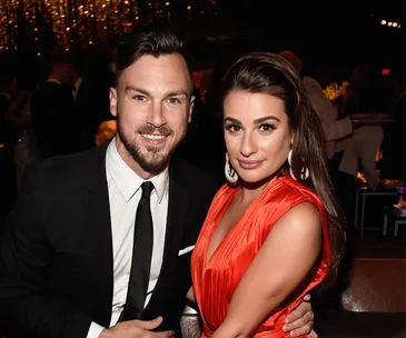 Matthew Paetz and Lea Michele