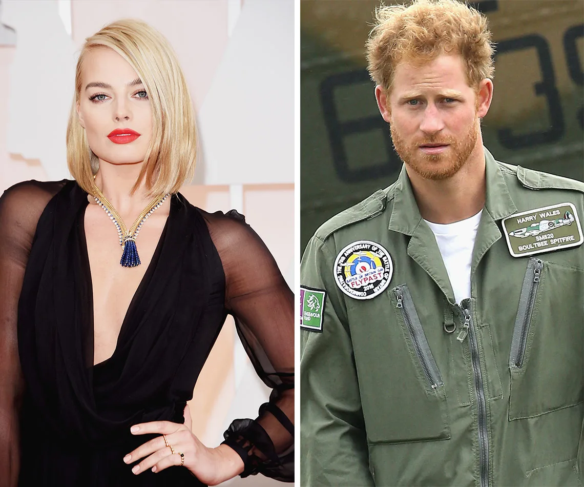 Margot Robbie and Prince Harry