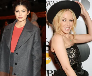 Kylie Jenner and Kylie Minogue 