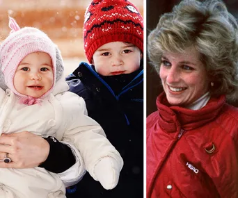 Princess Charlotte, Prince George and Princess Diana