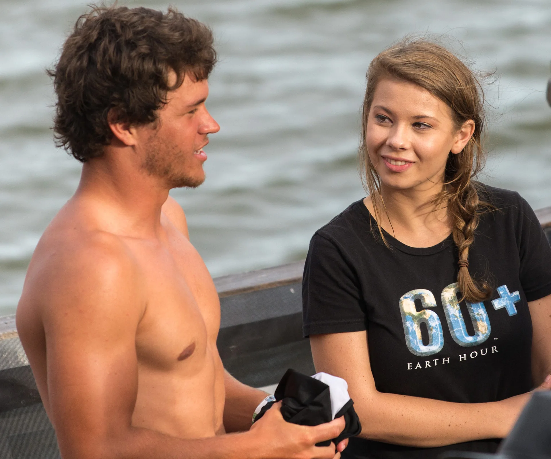 Bindi Irwin and Chandler Powell