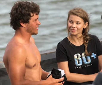 Bindi Irwin and Chandler Powell