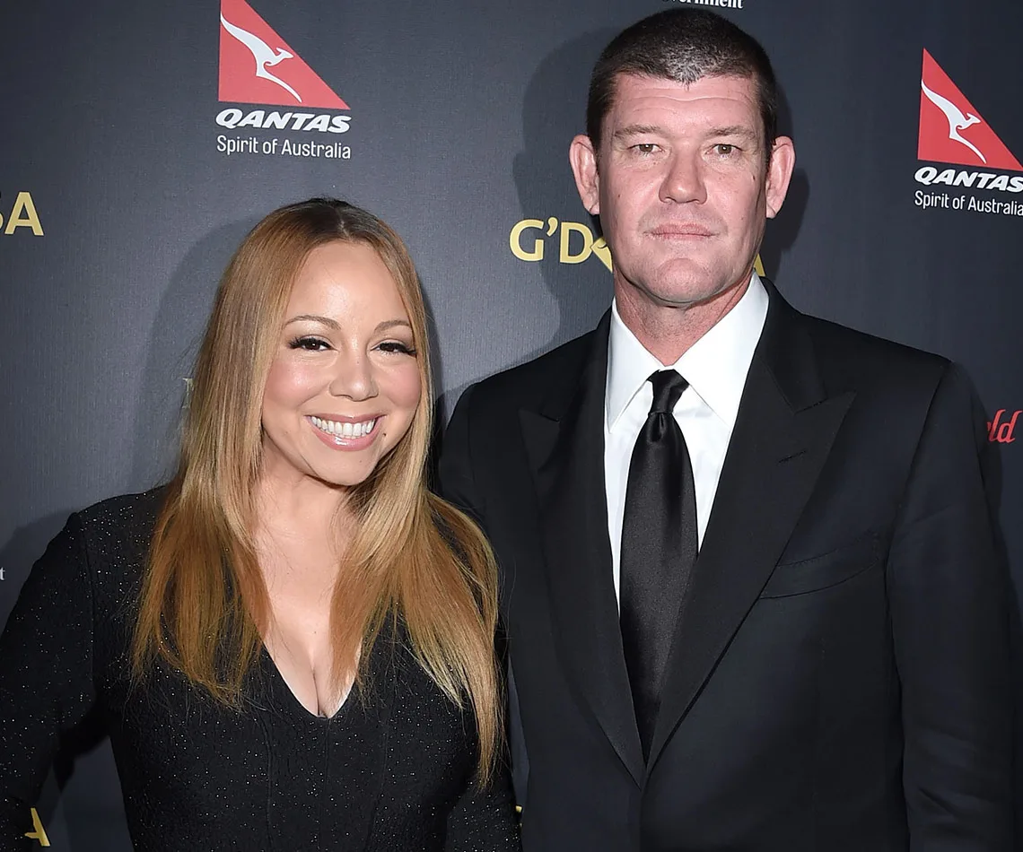 James Packer and Mariah Carey