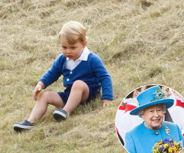 Prince George Queen Elizabeth