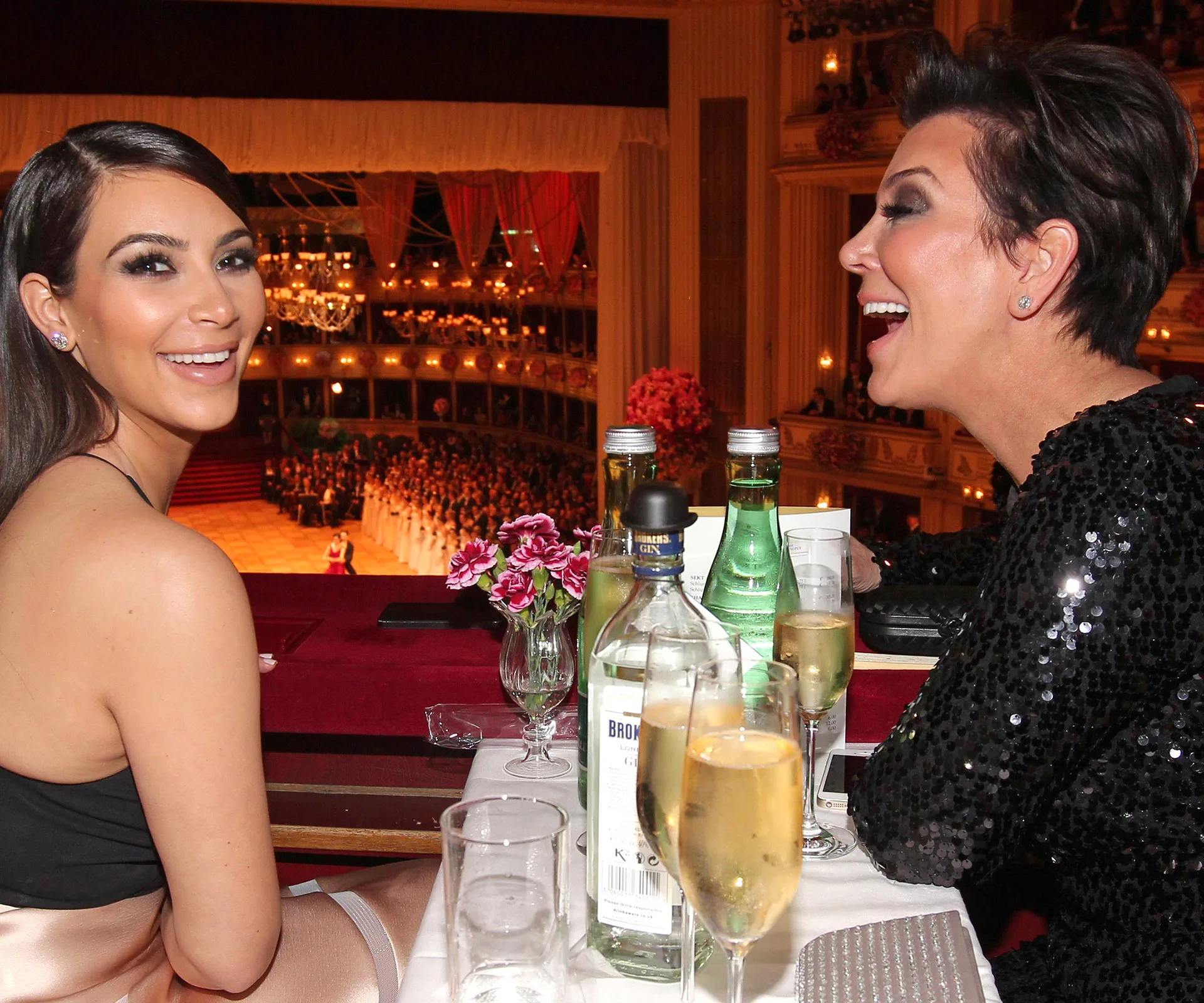 Kris Jenner and Kim Kardashian