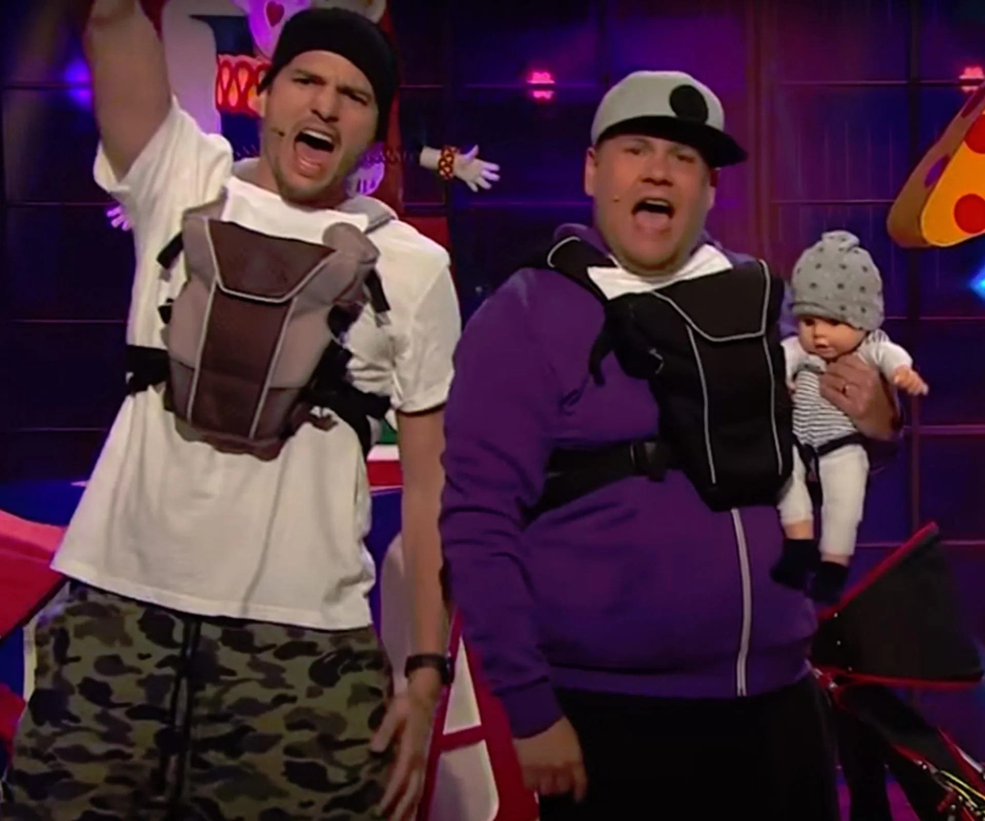 James Corden Ashton Kutcher & Danny Masterson