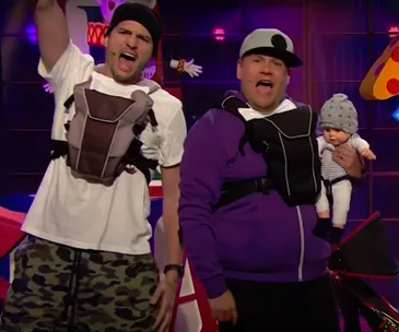 James Corden Ashton Kutcher & Danny Masterson