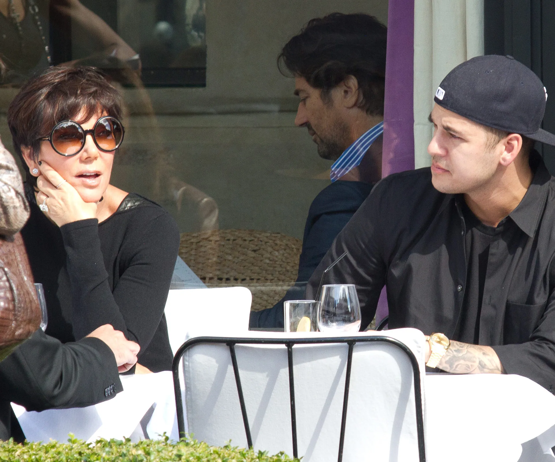 Kris Jenner and Rob Kardashian