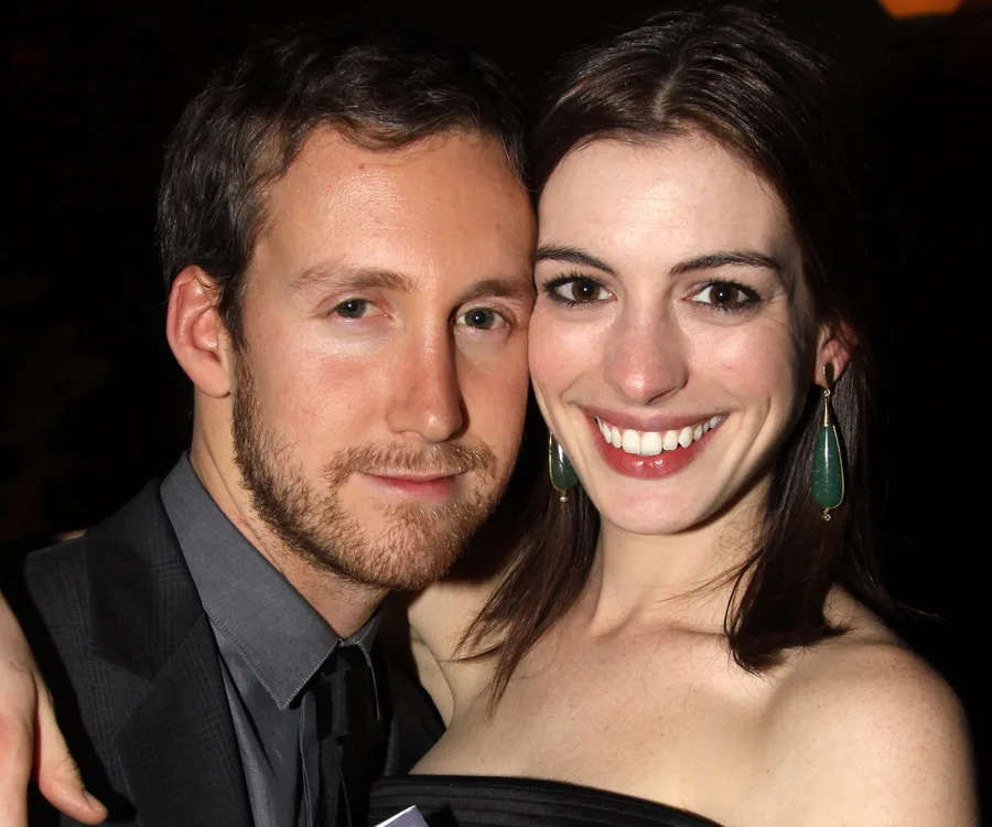 Anne Hathaway and Adam Shulman