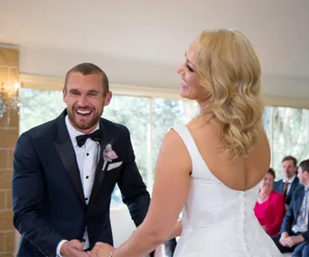 Clare and Jono on Married at First Sight