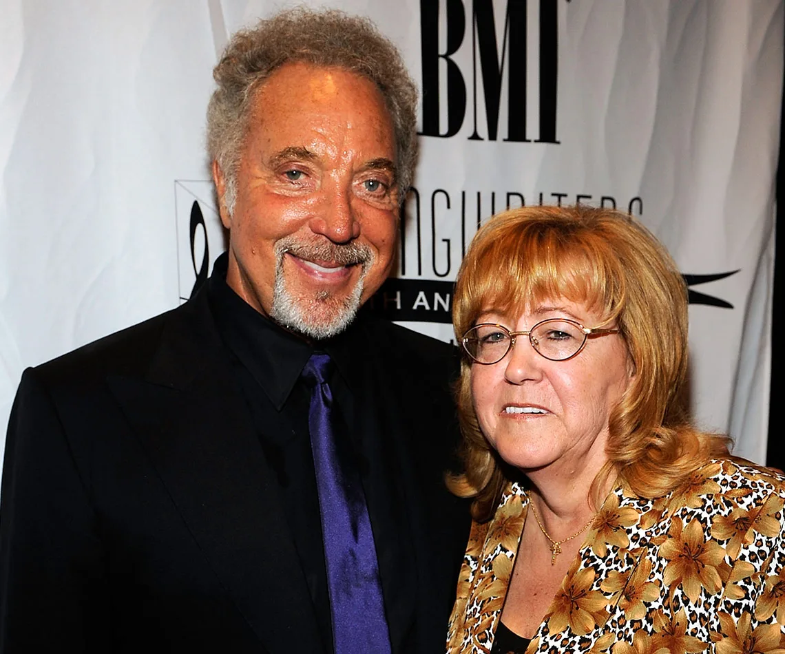 Sir Tom Jones and Lady Melinda Rose Woodward