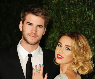 Miley Cyrus and Liam Hemsworth 