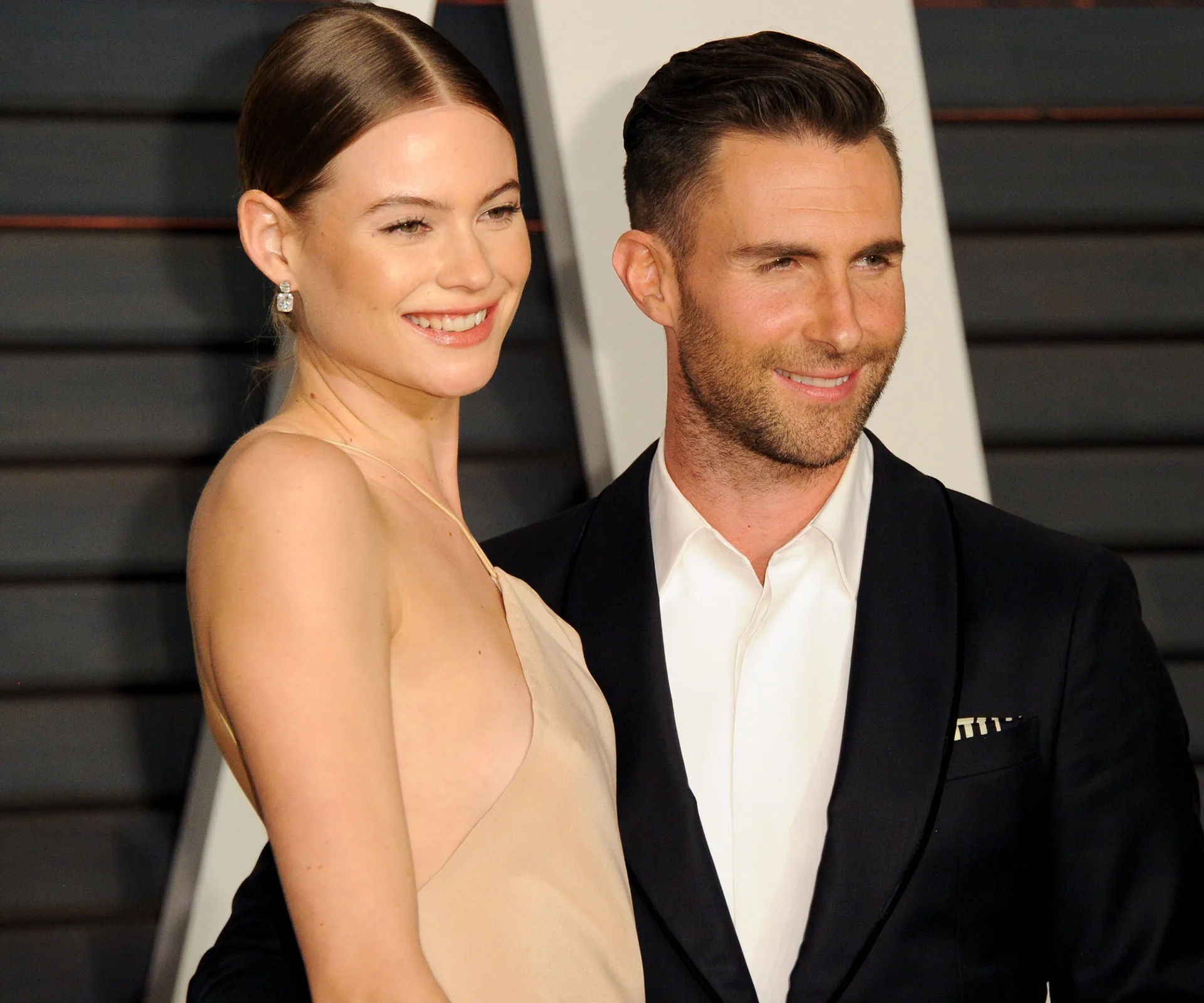 Behati Prinsloo and Adam Levine