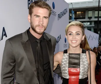 Miley Cyrus and Liam Hemsworth 