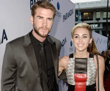 Miley Cyrus and Liam Hemsworth 