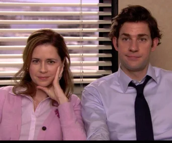 John Krasinski and Jenna Fischer