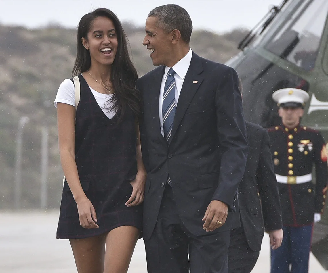 Barack Obama Malia Obama